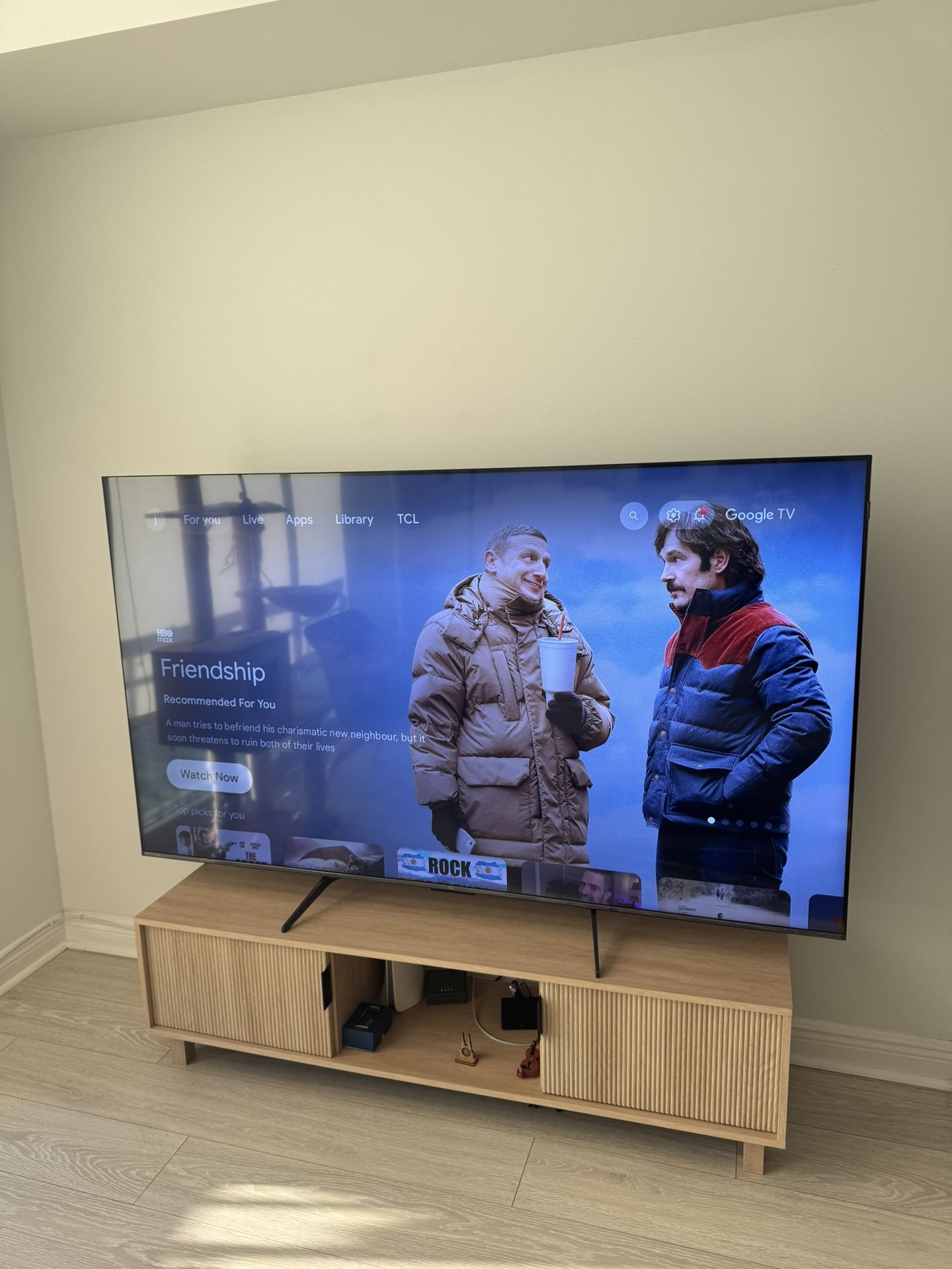 TCL 75” Q65 QLED 4K UHD Smart TV – Excellent Condition