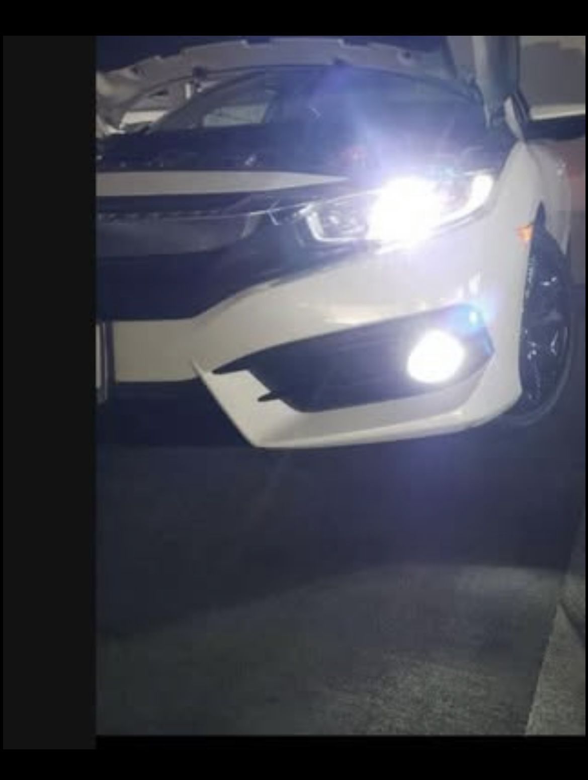 LED BRIGHT Bulb Upgrades Fog Or  Headlights  With Warranty Luces Azul Blanco 9006 Hb4  H11 Luces White 6k ,8k Blue White