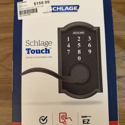 Schlage Touch™ KEYLESS TOUCHSCREEN LEVER