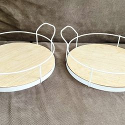 Set of 2 trays 