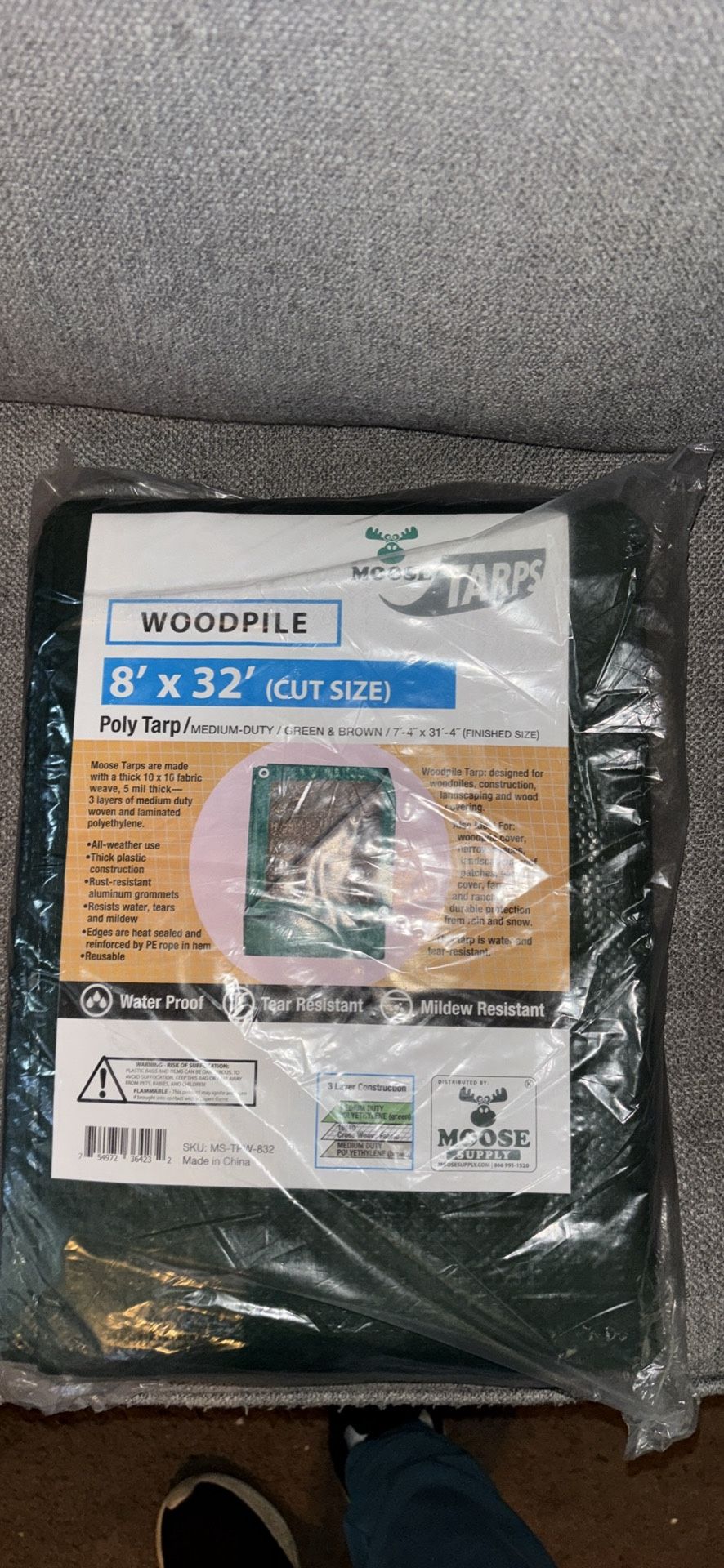Tarp New 8” By 32”