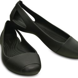 Women’s Crocs Sienna Flat , Black, 6