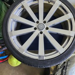 4 Tires On Rim