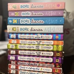 Books Of The Dork Diaries And Diary Of A Wimpy Kid
