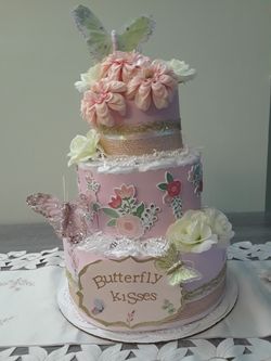Butterfly Diaper Cake