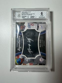 Matt Kemp Dodgers 2008 Upper Deck Sweet Spot Signatures /245