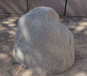 Plastic Rock yard ornament