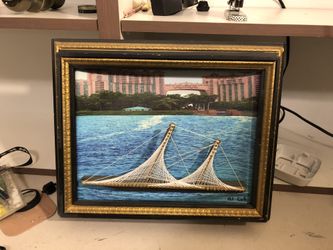 3D boat wall decor