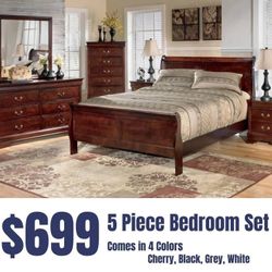 Bedroom Set In Stock For Fast Delivery 