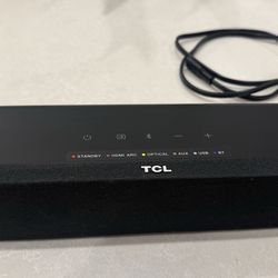 Sound bar TCL Alto 6 2.0 Channel Roku TV Ready Home Theater Sound Bar with Bluetooth. TS6100, 31.5 inch, black.