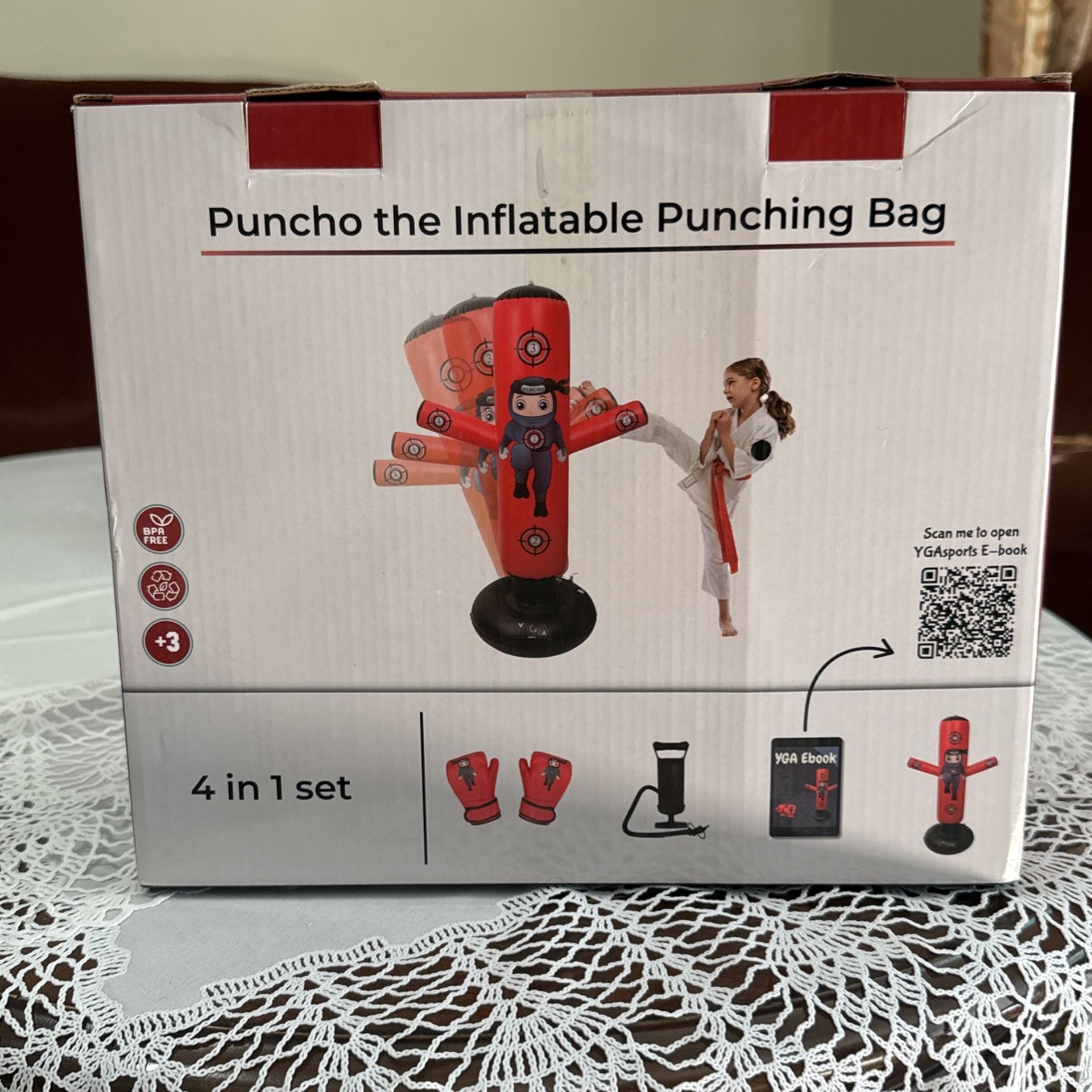 Puncho The Inflatable Punching Bag