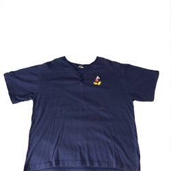 Womans Vintage Embroidery Mickey Mouse Shirt