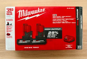 Milwaukee M12 RedLithium XC5.0 Starter Kit