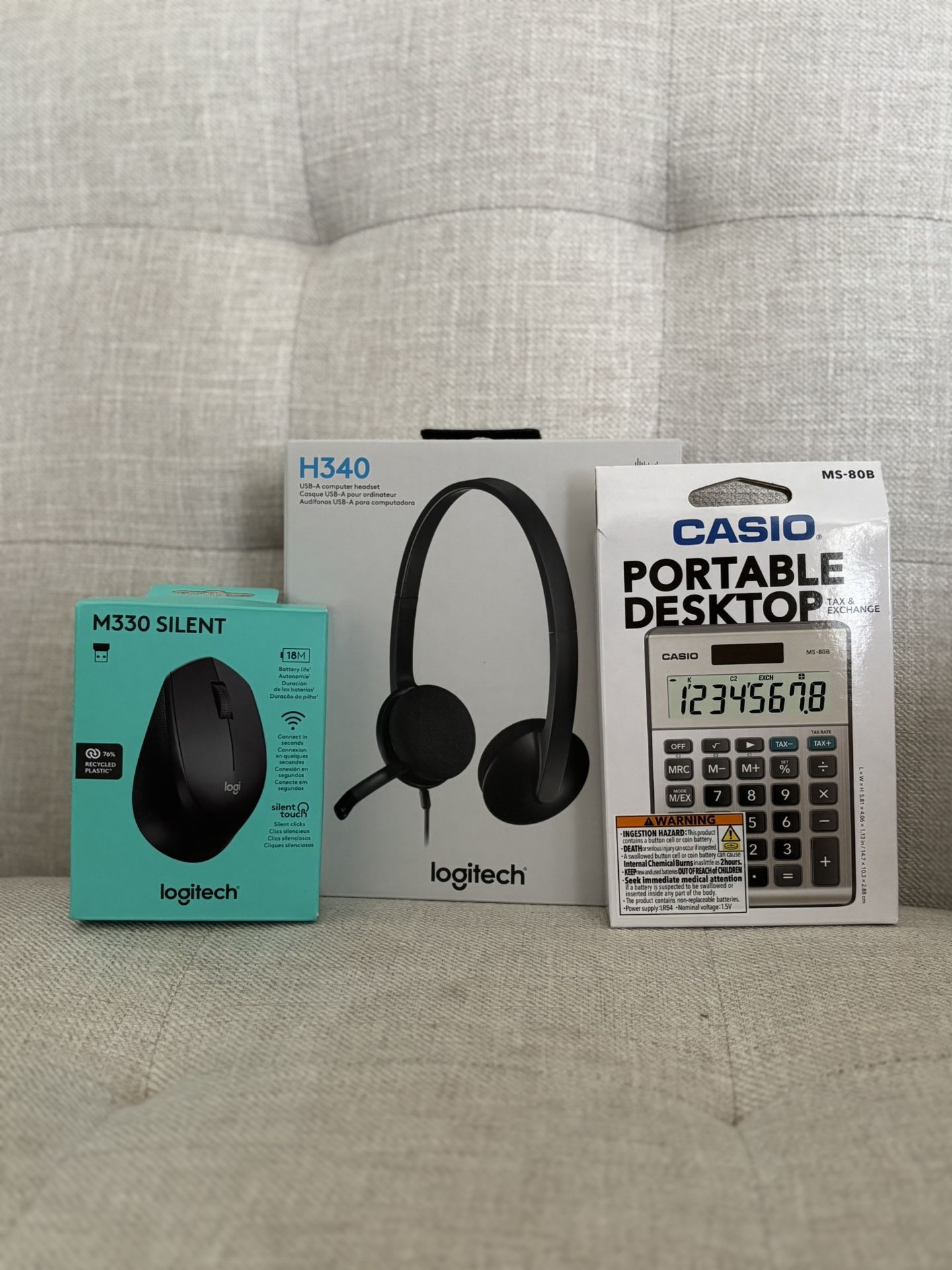 🎧🖱️🧮 Brand New Tech Accessories – Never Opened!