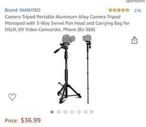 Camera Tripod Portable Aluminum Alloy Camera Tripod