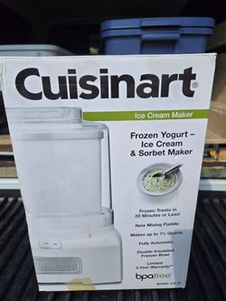 Cuisinart ICE-21 Frozen Yogurt-Ice Cream and Sorbet Maker - White