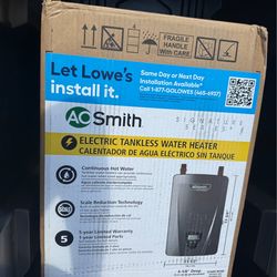 Tankless electric hot water heater