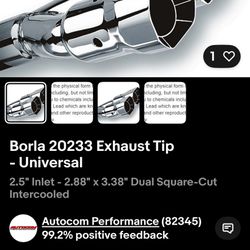 Borla 20233 Exhaust Tip