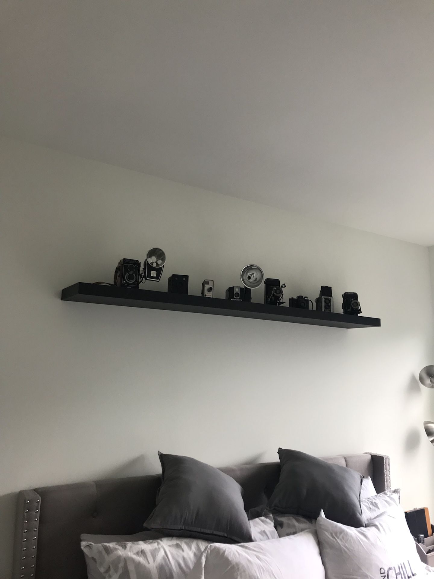 LACK Wall shelf, black-brown, 74 3/4x10 1/4 - IKEA
