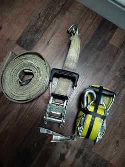 Heavy duty ratchet straps