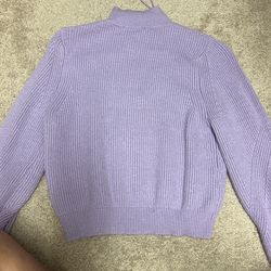 Purple Turtle Neck Sweater