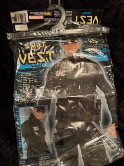 Men Swat Vest costume