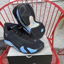 Jordan 14 Black/University Blue  Size 9.5 Men 