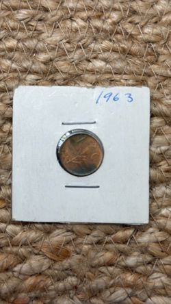 1963 Mexican coin
