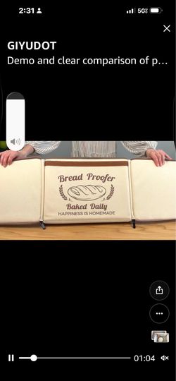 Bread. Proofer.  GIYIDOT
