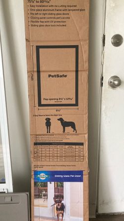 Petsafe sliding glass pet door