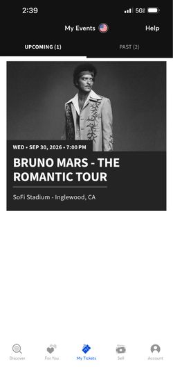 Bruno Mars - Romantic Tour at Sofi