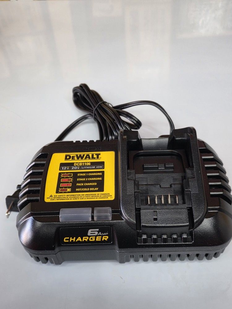Brand New DEWALT 12V/20V 6 Amp Battery Charger