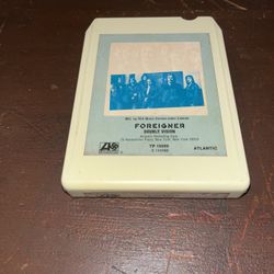 Foreigner Double Vision 8 Track Tape 