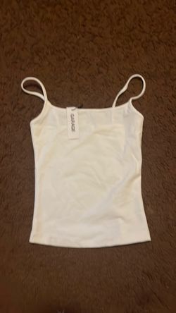 GARAGE white tank top