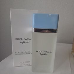 NEW DESIGN DOLCE GABBANA LIGHT BLUE FOR WOMEN, 3.4OZ/100ML,  NEW IN BOX