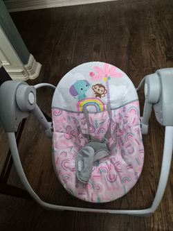 Baby girl swing