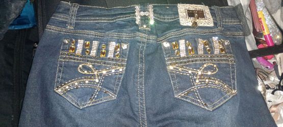 LA idole bling bling jeans size 11