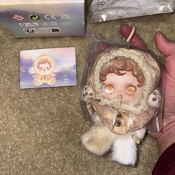 NEW AUTHENTIC Pop MART Skullpanda L'Impressionniste Series Plush Doll - Amber