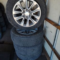 Stock Chevy Rims And Tires 20” 