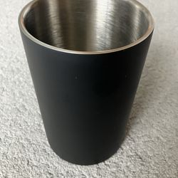 Villa & Marx Insulated Wine Cooler Bucket - Black Stainless Steel