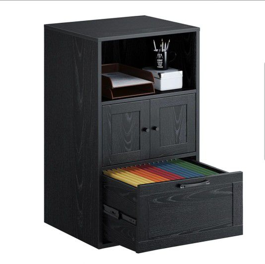 Rolanstar File Cabinet with Drawer with Storage Shelf

