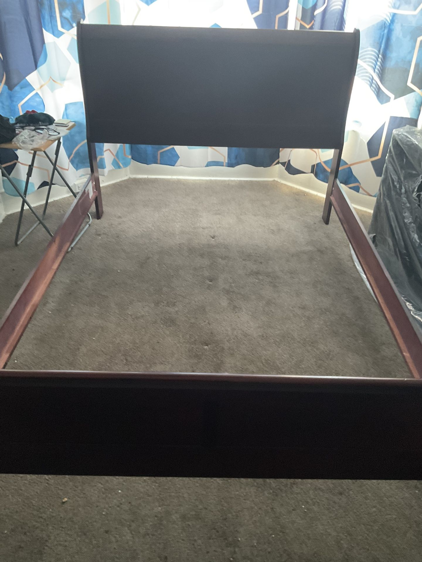 Queen Size Bed frame With Box Spring