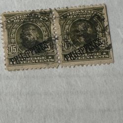 United States Possession Philippines Pair 15 Clay 1903 Stamp 