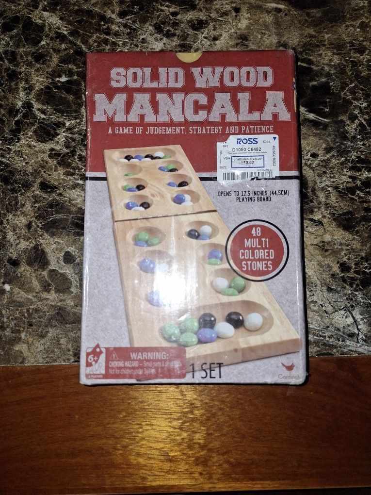 Solid Wood Mancala Game