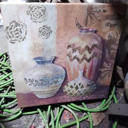 Glittery Canvas Art Garboo