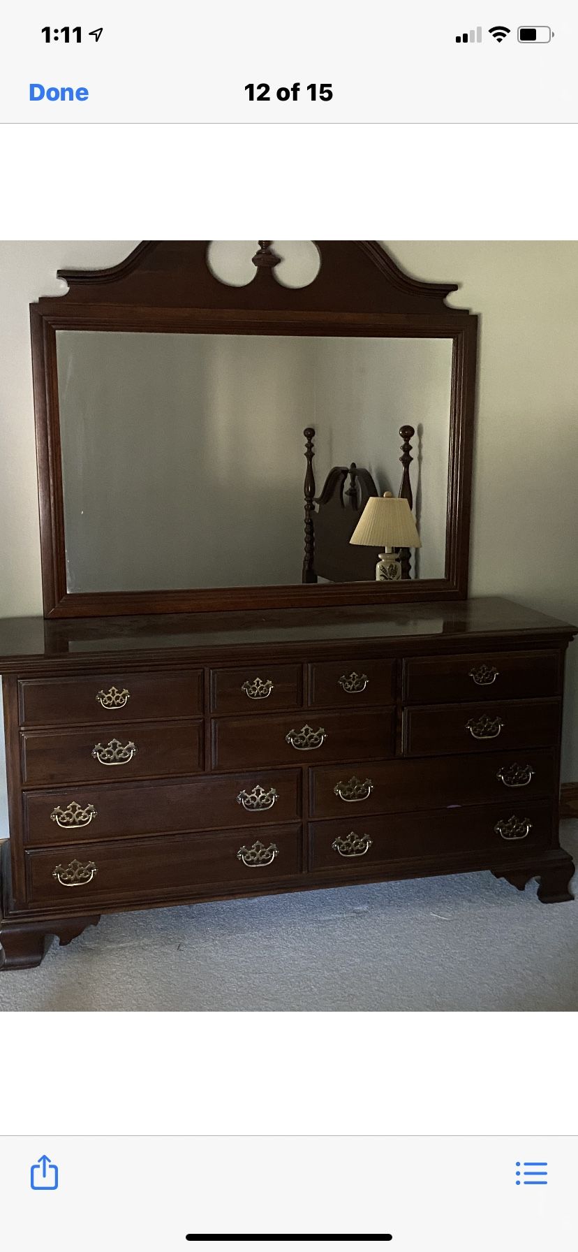 Solid Cherry Bedroom Set by Jamestown Sterling. for Sale in Uniontown
