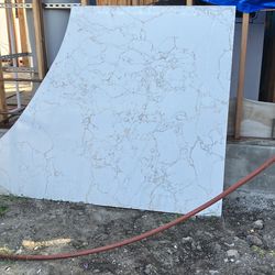 Agglomerated stone  shower panels broken