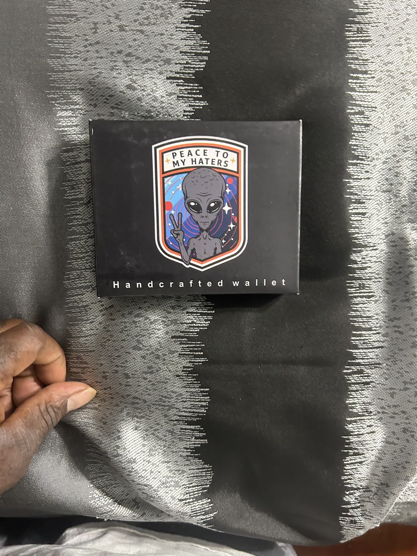 2 handcrafted wallets