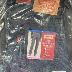 Levi’s 511  Youth Slim Flex Stretch Size 12 Reg NEW