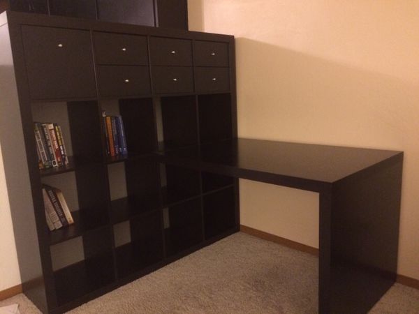 Ikea Expedit Desk And Bookcase Cube Display For Sale In Hayward